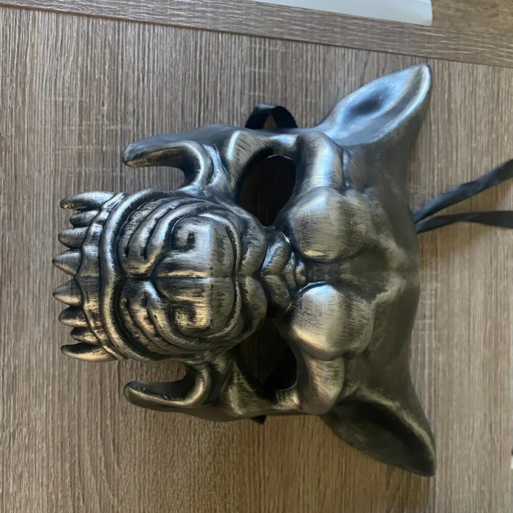 Silver Werewolf Angry Wolf Halloween Mask Costume Masquerade Mask